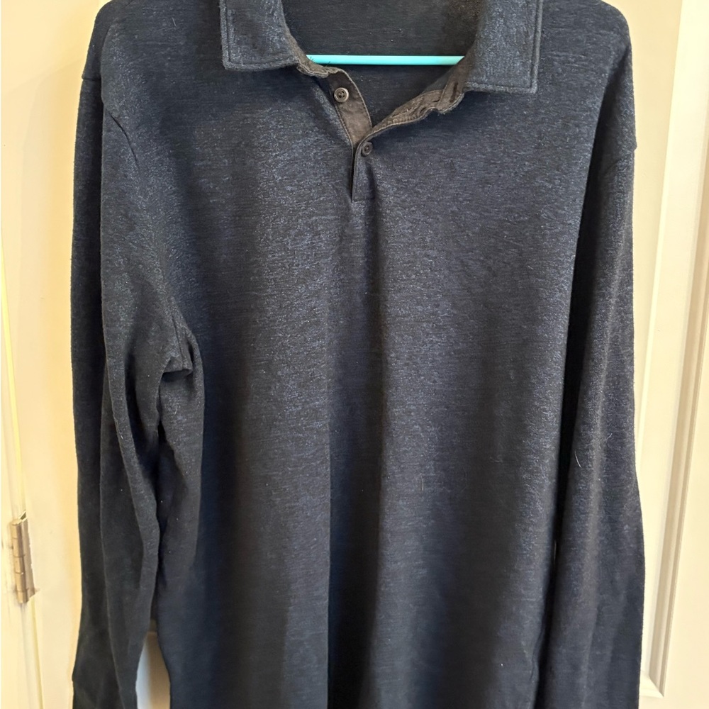 Marc Anthony Dark Gray Long Sleeve Shirt